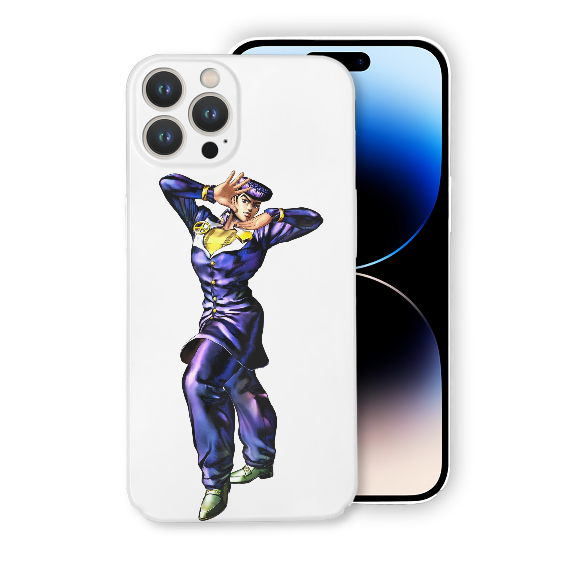 （画像用） ジョジョの奇妙な冒険 ひがしかた じょうすけ JoJo's Bizarre Adventure Higashikata Josuke 【iPhone 14シリーズ対応】ハードケース